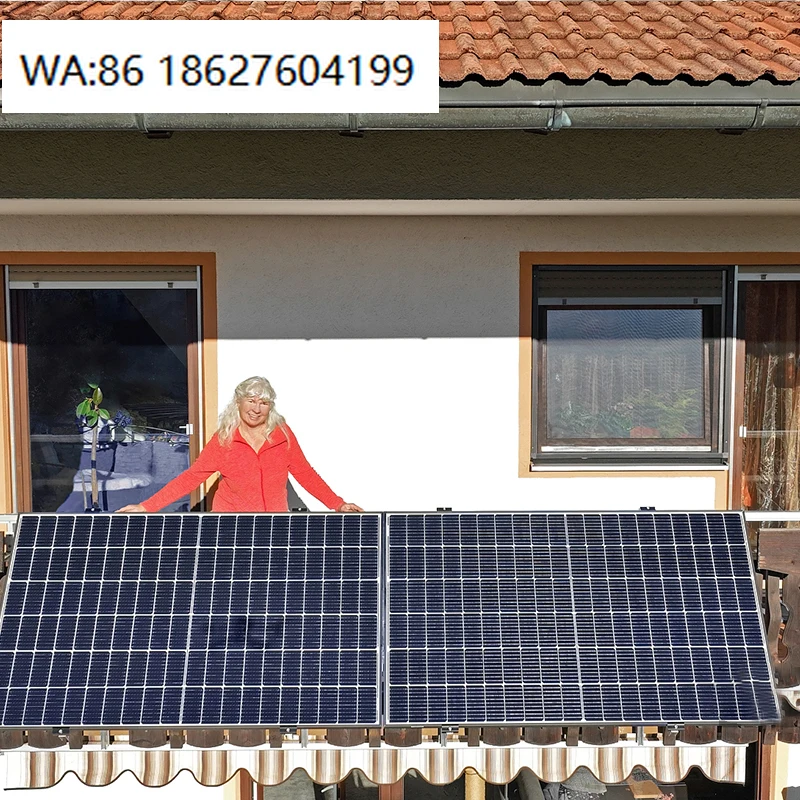 

600w 800w 1200 Watt Off Grid Balcony Solar Panel System, On Grid Off Grid Switchable Plug & Play Balkonkraftwerk