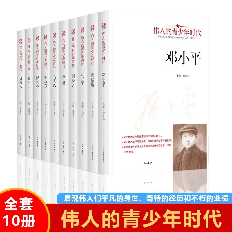 Biographies of Famous Figures Deng Xiaoping, Zhou Enlai, Marx, Lenin, and Zhu De During Their Youthful Years