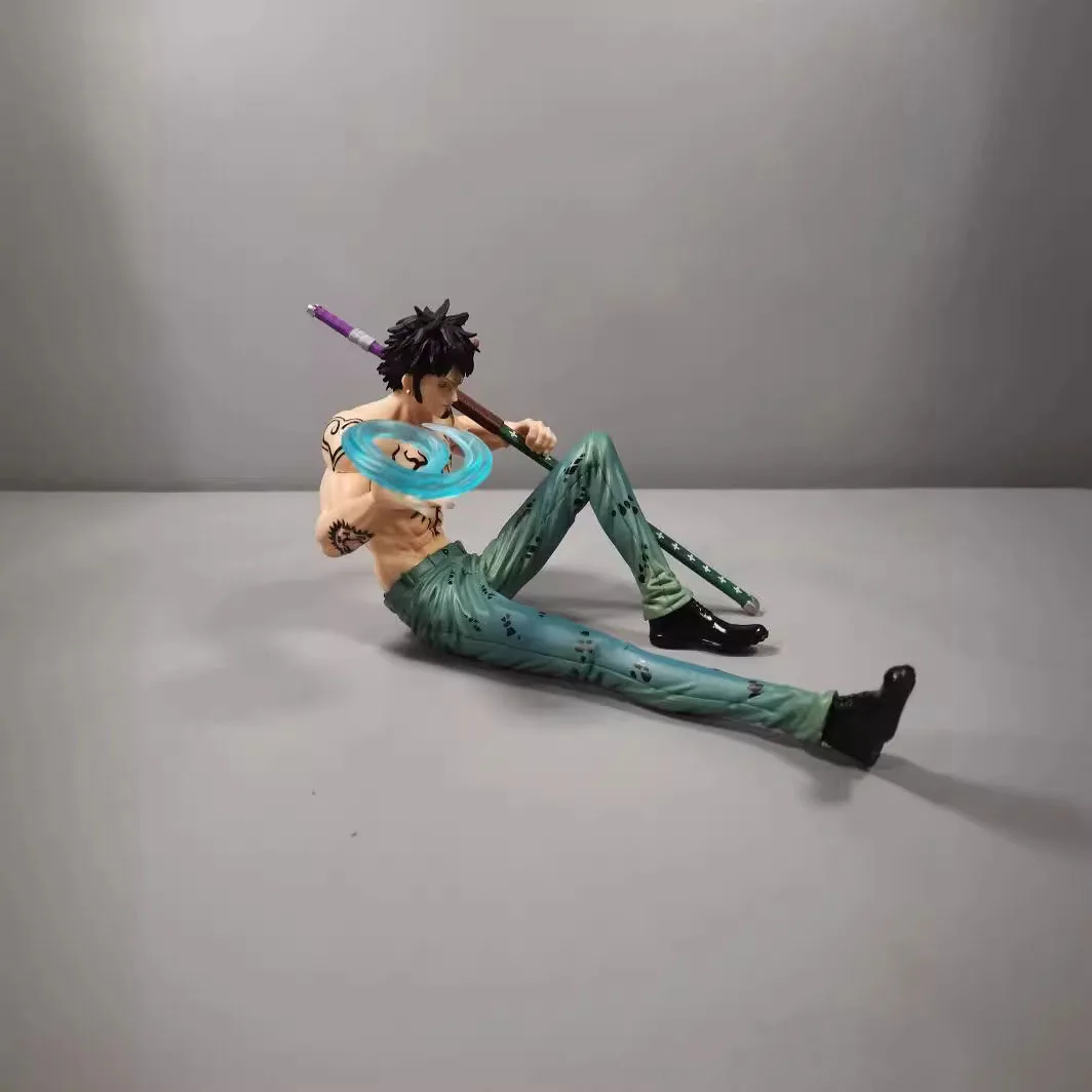 Figura de Anime de una pieza de 14cm Trafalgar D Water Law fruta de cirugía figura de acción colección de estatuas adornos modelo muñeca regalo juguete