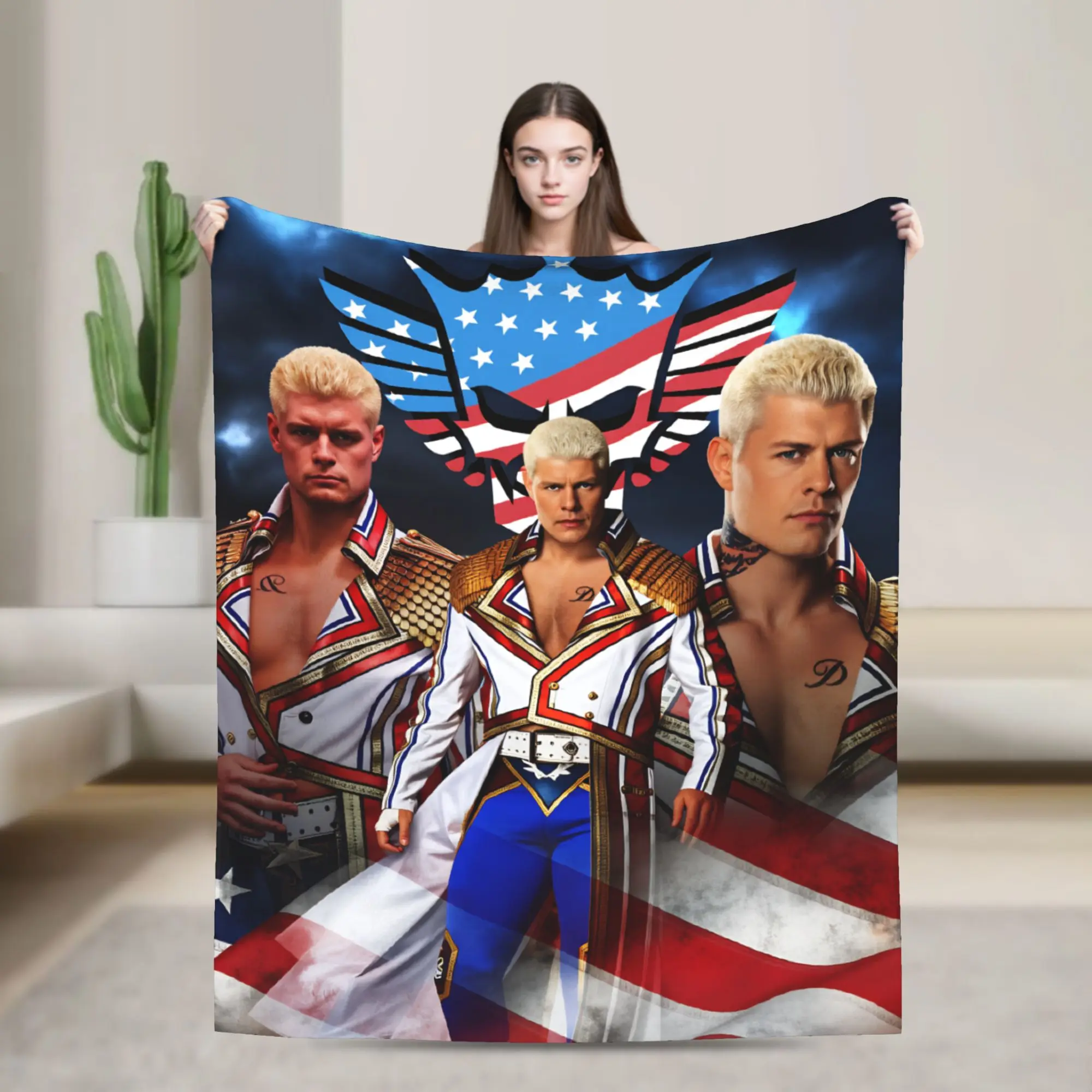 Одеяло-cody-rhodes-victory-качественное-теплое-мягкое-одеяло-зимнее-одеяло-для-путешествий-в-самолете-диван-кровать-новинка-покрывало