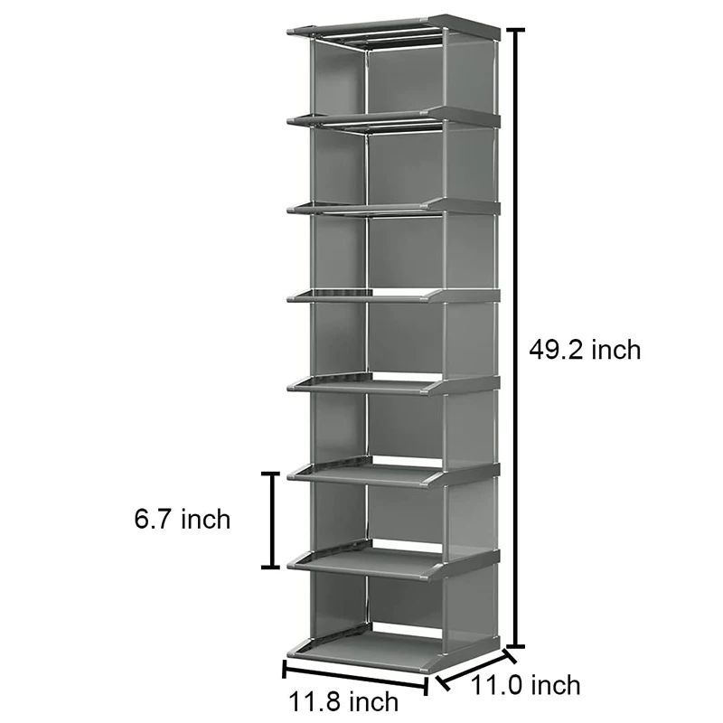 Standing Shoe Rack Dustproof Shoes Cabinet Simple Assemble Shoe Organizer Shelf Top-quality Corner Closet Holder Shoe Cabinet