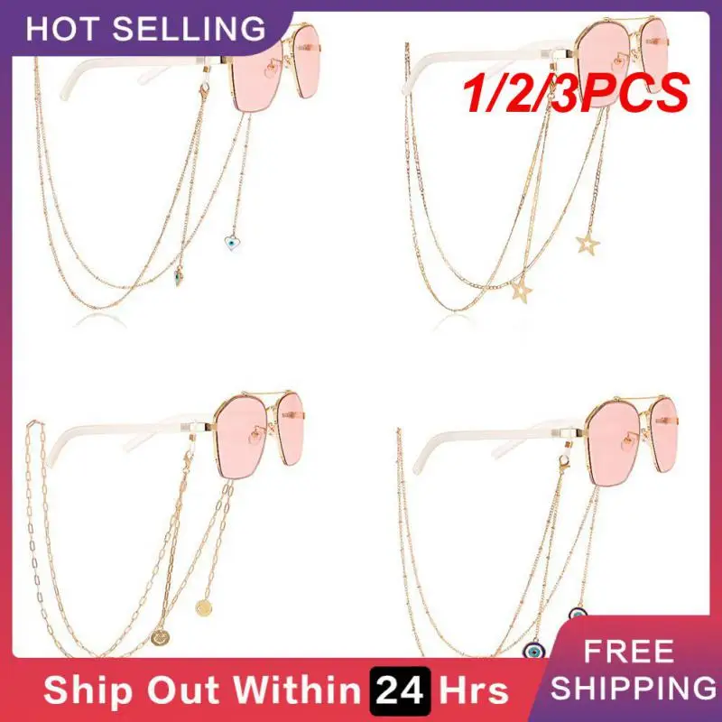 

1/2/3PCS Tassel Glasses Chain Convenient Fancy Tassel Glasses Chain For Masks Butterfly Pearl Sunglasses Rope