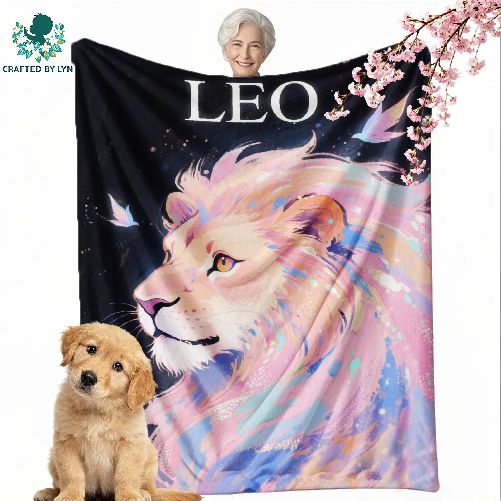 

Flowers,Animal,Constellation| Flannel | Room Decor Blanket, Camping Stuff,Festive Gift Selectio | Soft and delicate | Keep warm