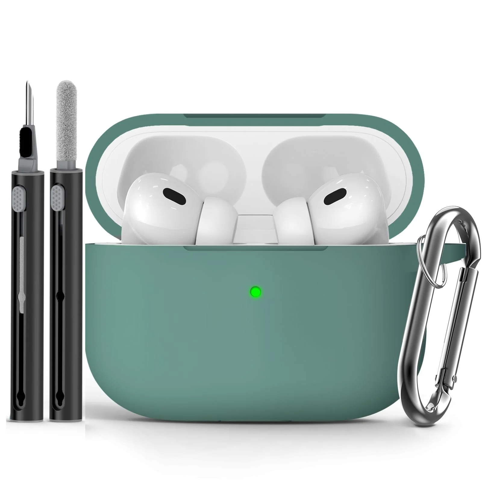 2025 für AirPods Pro 3. Generation Hülle Weiche Silikonhülle für AirPods Pro 3, Schutzhülle mit Reinigungsset für AirPods Pro 3 – Detail 17