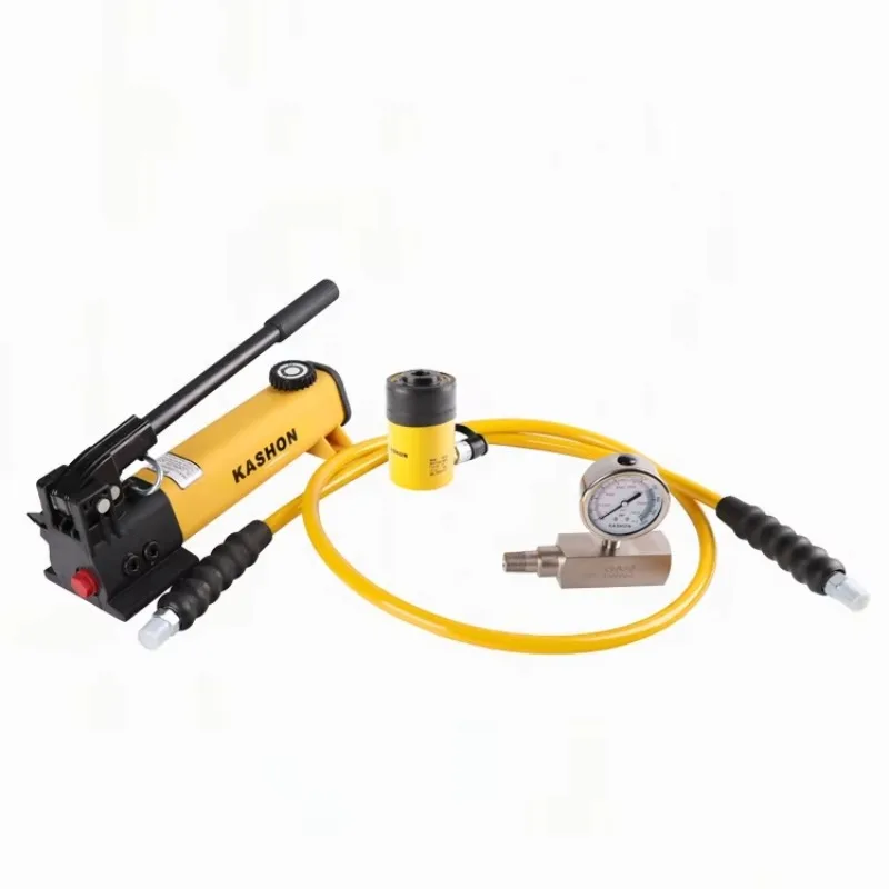 

unique KSRCH-202 Enerpac Equivalent Single Action 20 Ton Hydraulic Hollow Plunger Cylinder Jack