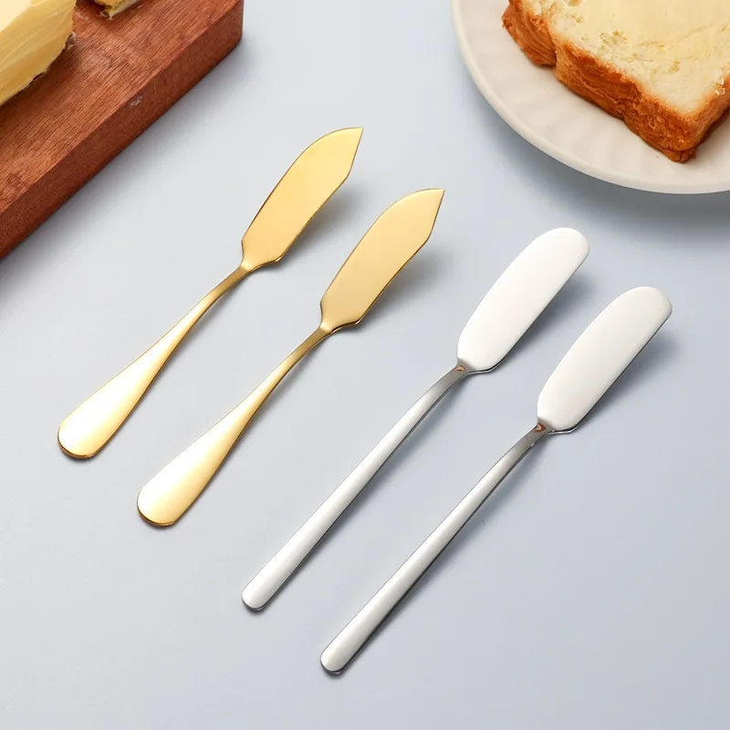 1PC Butter Knife Butter Cheese Dessert Spread Jam Stainless Steel Western Food Commercial