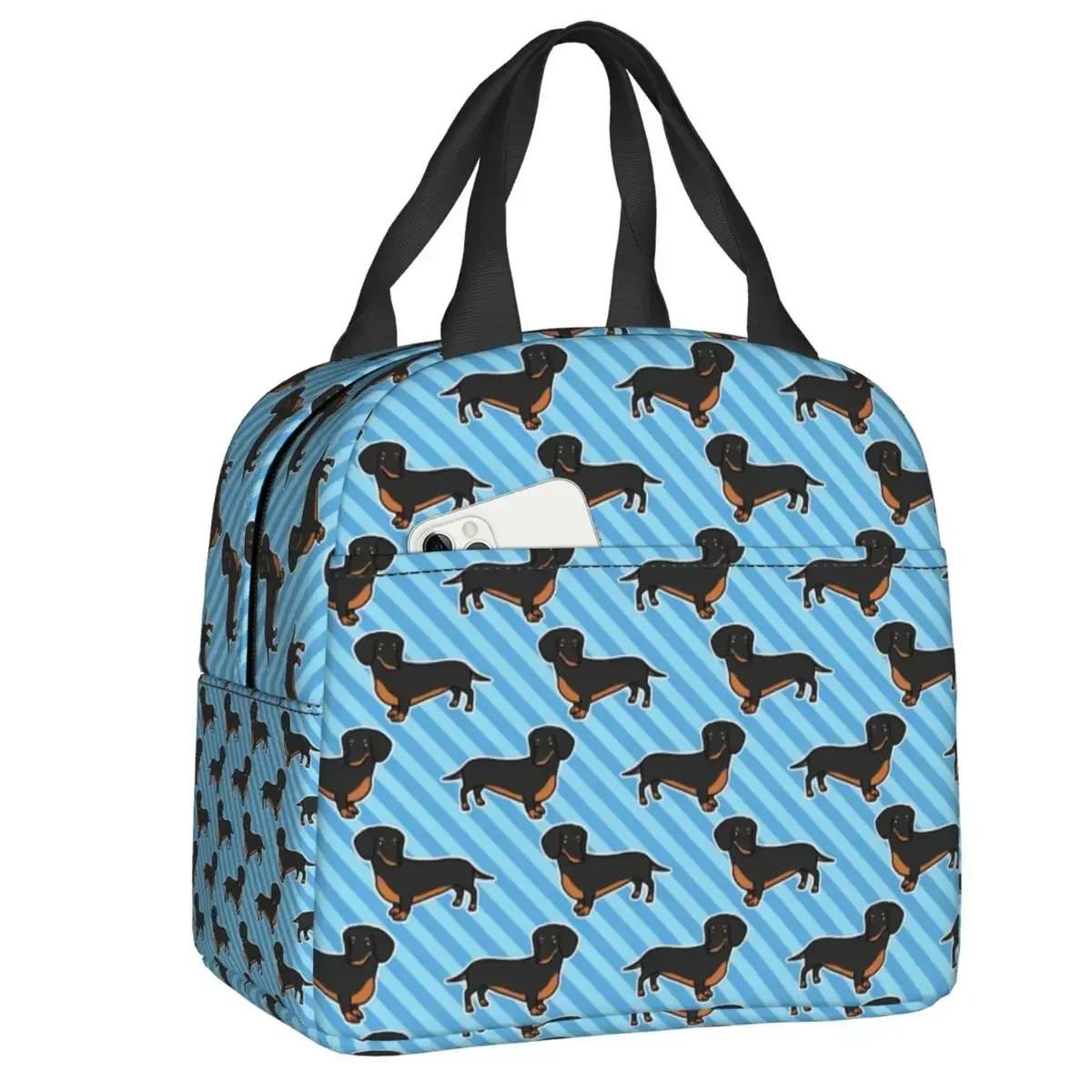 saco-de-almoco-isolado-personalizado-dachshund-amor-feminino-a-prova-dwaterproof-agua-wiener-texugo-salsicha-cao-refrigerador-termico-bento-caixa-escritorio-trabalho-escola
