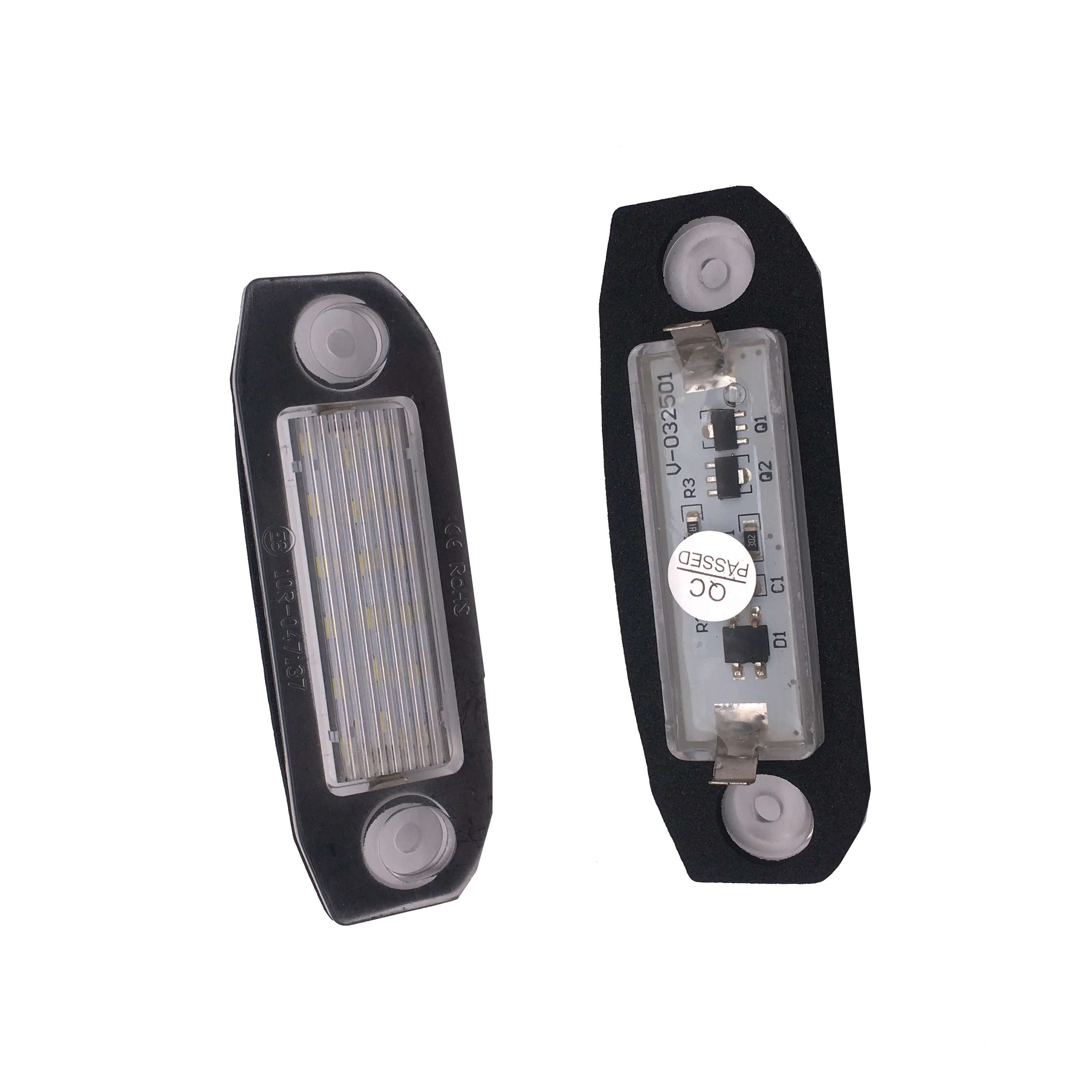 For Volvo S80 XC90 S40 V60 XC60 S60 C70 XC70 V70 Car-Styling Number Lamp 2PCS White License Number Plate Light Lamp 6000K