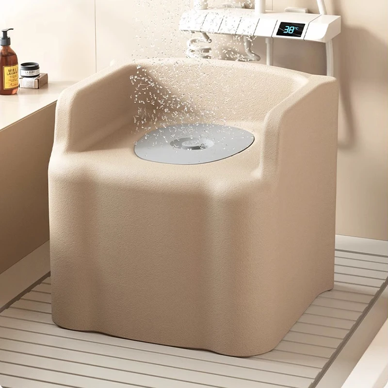 Silla de baño con ruedas, inodoro, Sauna, ducha, masaje, taburete nórdico de diseño para exteriores, Cabeceros bajos para discapacitados, muebles para el hogar