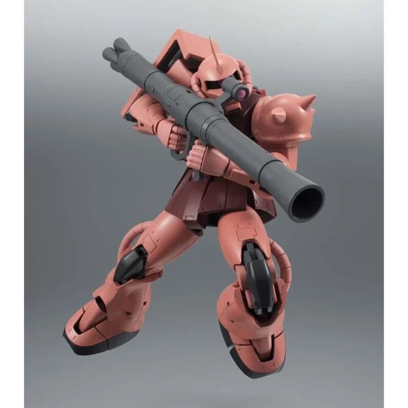 Original Bandai Gundam Robot Spirits MS 06S Chars Zaku II Ver A.N.I.M.E In Stock Anime Action Collection Figures Toys