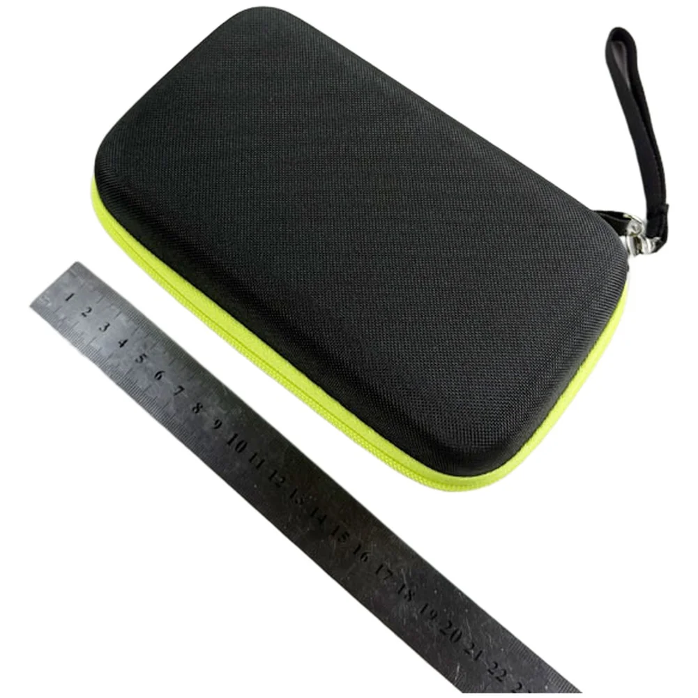 Double Zipper Portable Hard Case Compatible With Body Trimmer Shock Resistant EVA Shaver Storage RB301 With Waterproof Material