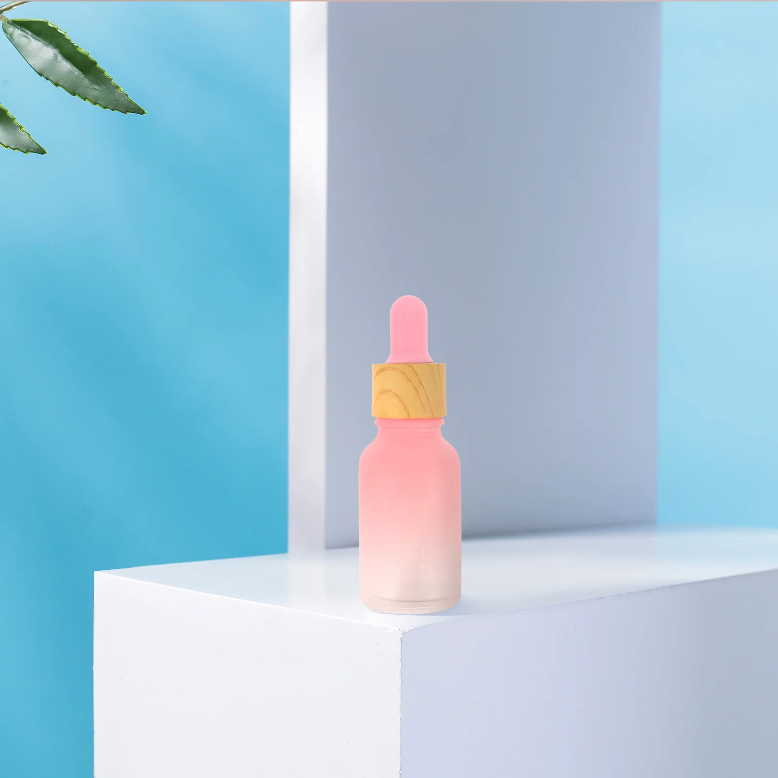 5 قطعة زجاجات قطارة الزيت العطري 15 مللي متجمد التدرج الزجاج إعادة الملء الحاويات للعناية بالبشرة مصل ماكياج عينات السفر #2