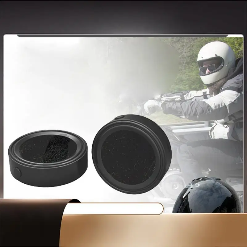 

Motorcycle Helmet Bluetooth Headset Wireless Magic Sticky Waterproof Wind Noise Resistant High Battery Life 2 Pieces-X64A