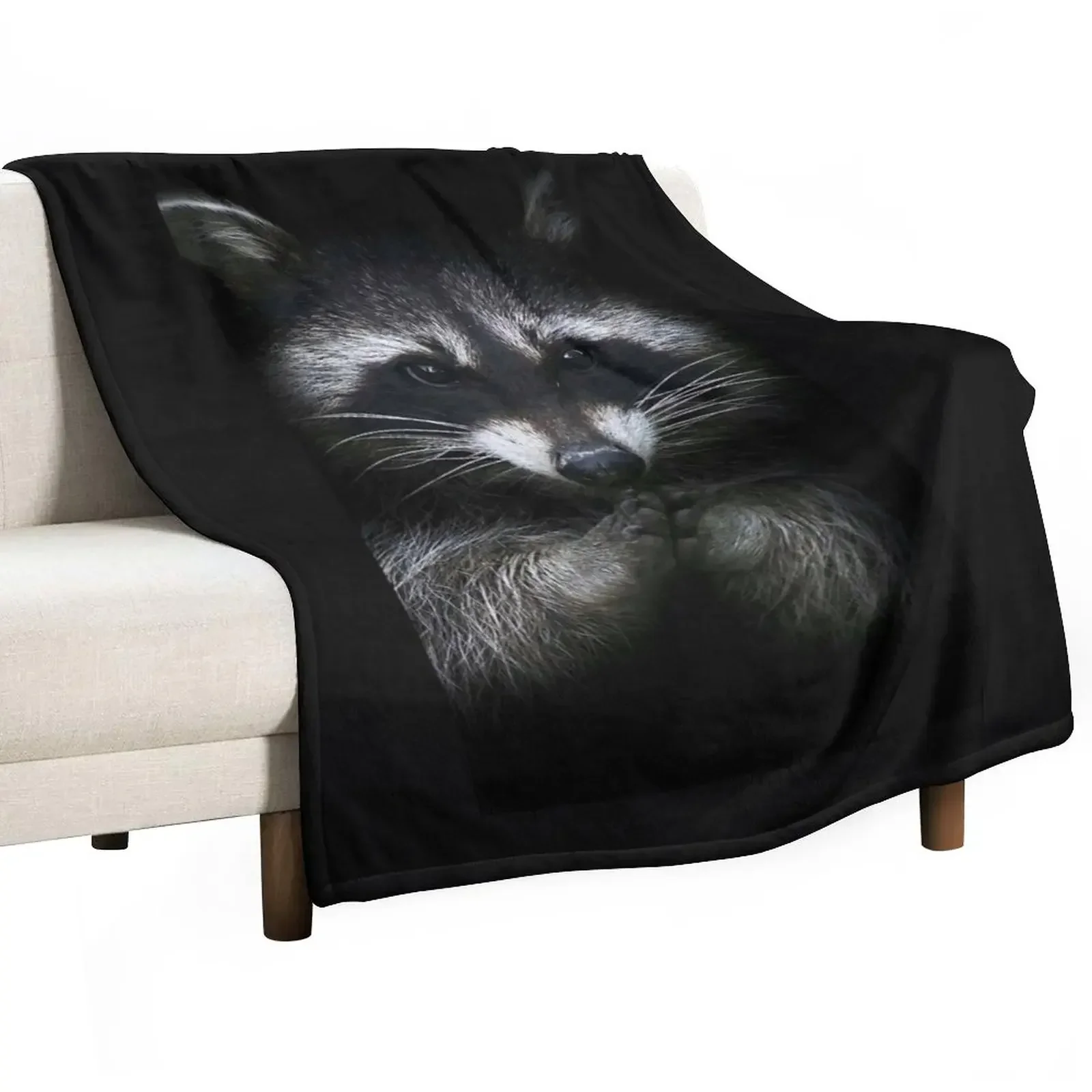 

Racoon Throw Blanket decorative Beautifuls Blankets Sofas Of Decoration Luxury Thicken Blankets