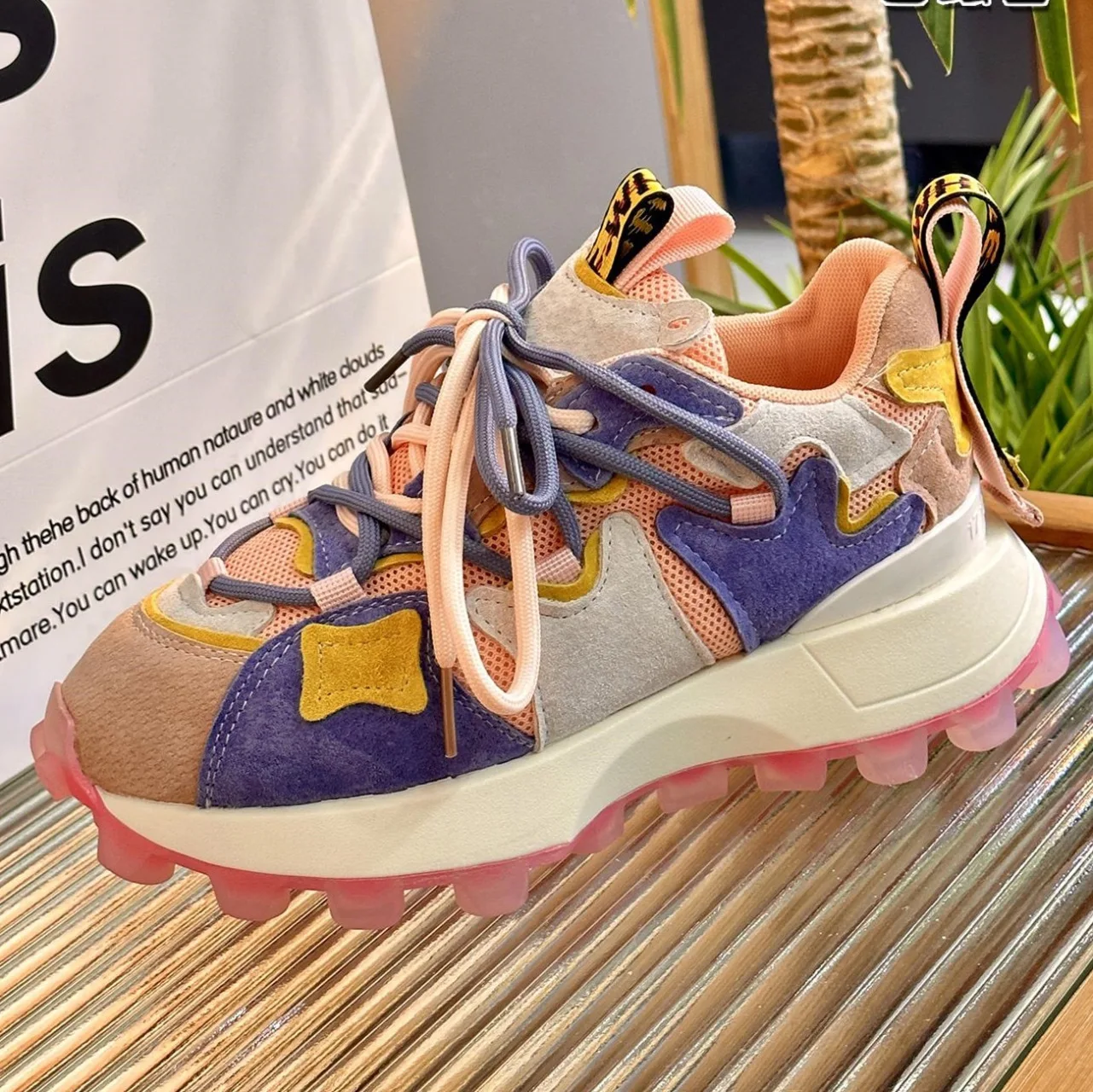 

New Women's Thick Soled Casual Sports Running Shoes For Women
