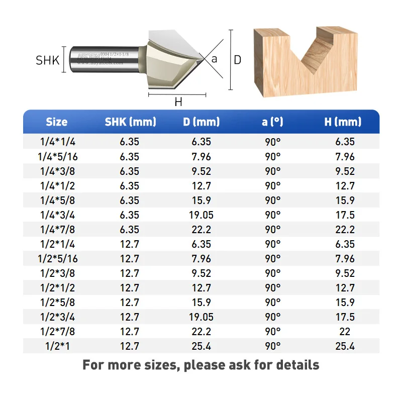 Arden 1pc 3d V Bits Woodworking Tools Router Bit 3d Milling Cutter Shank V Groove Bit 60 90 120 150 Degree Tungsten