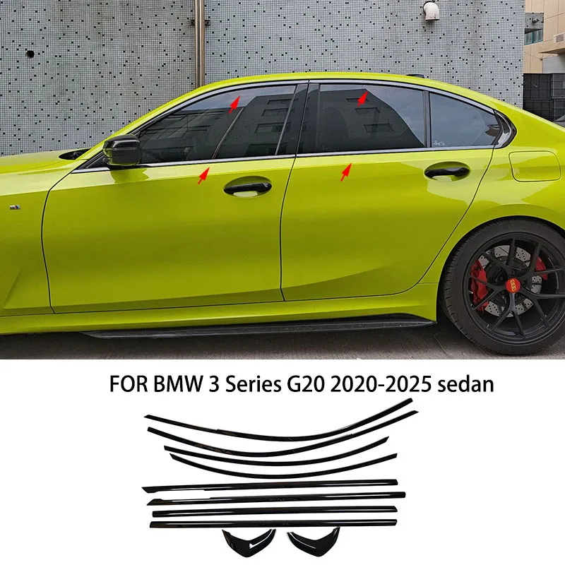 

Автомобильные аксессуары, подходят для BMW 3 серии G20 2020-2025, седан, нержавеющая сталь, внешняя накладка на окно, накладка на порог, боковая крышка