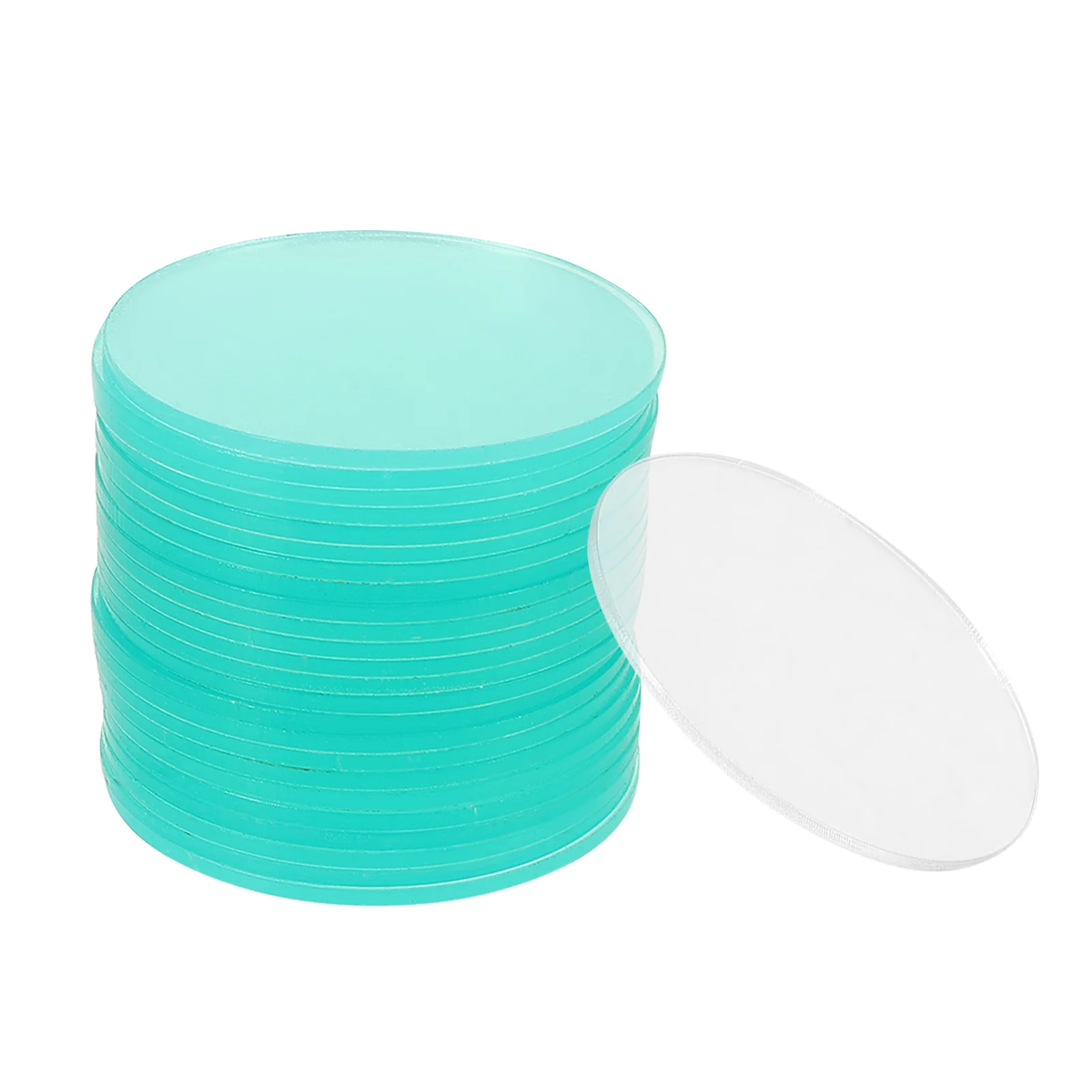 

20Pcs Flashlight Lens Replacement 5.6cm Diameter 1.8mm Thickness High Transparency Polycarbonate Universal Fit for Torch Repair