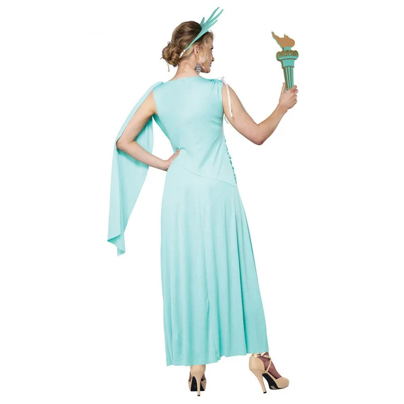 SXL loween Freedom Statue Costume Dr World Godd Statue rôle Production chinoise été 2024 scène Costume