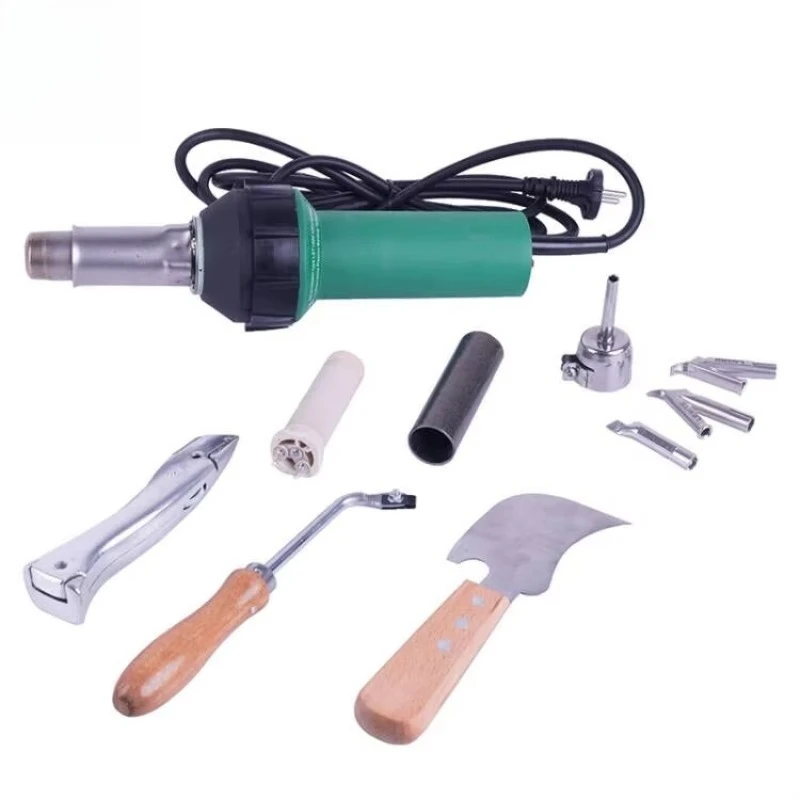 1600W Roofing Seam Rollers Weld Nozzle Plastic Welder Hot Air Gun