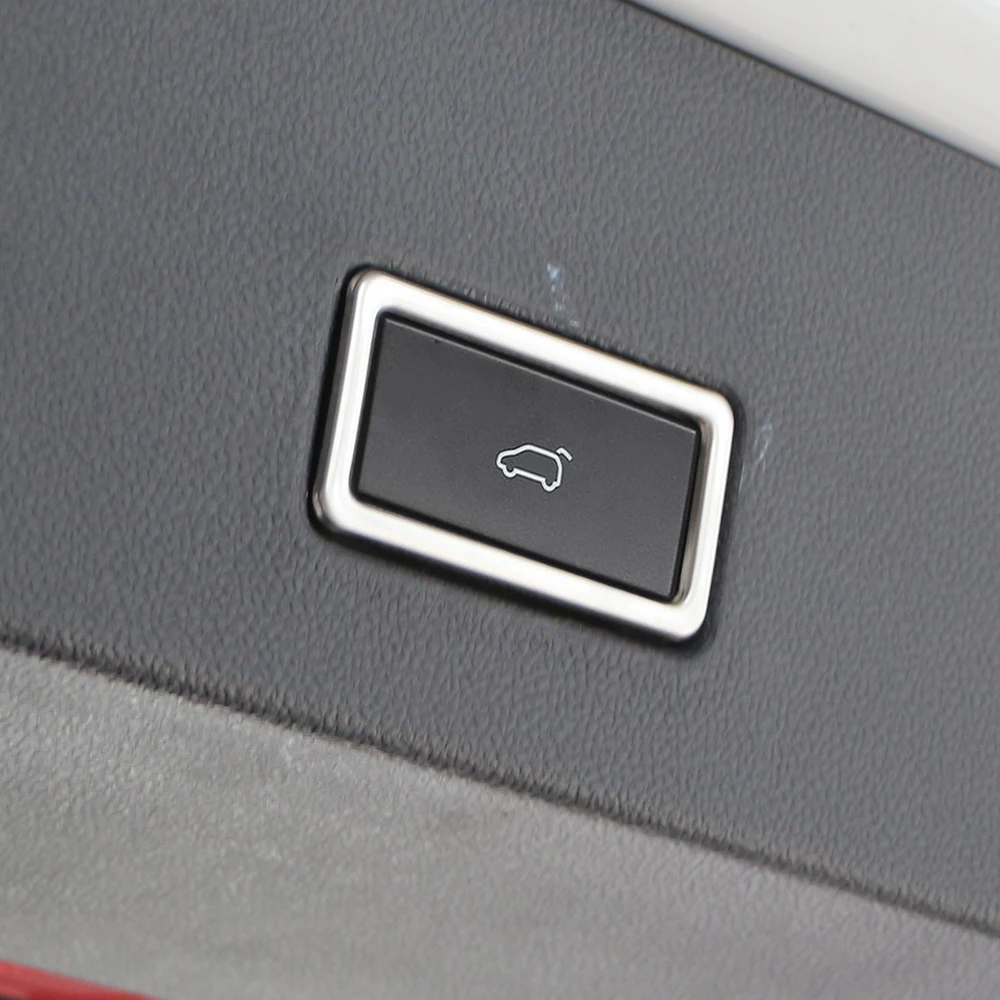 Car Trunk Button Cover Sticker for Volkswagen VW Passat 2019+ Troc 2018+ Tiguan L 2017-2022 Tayron 2018+ Viloran 2020 Accessory view 3