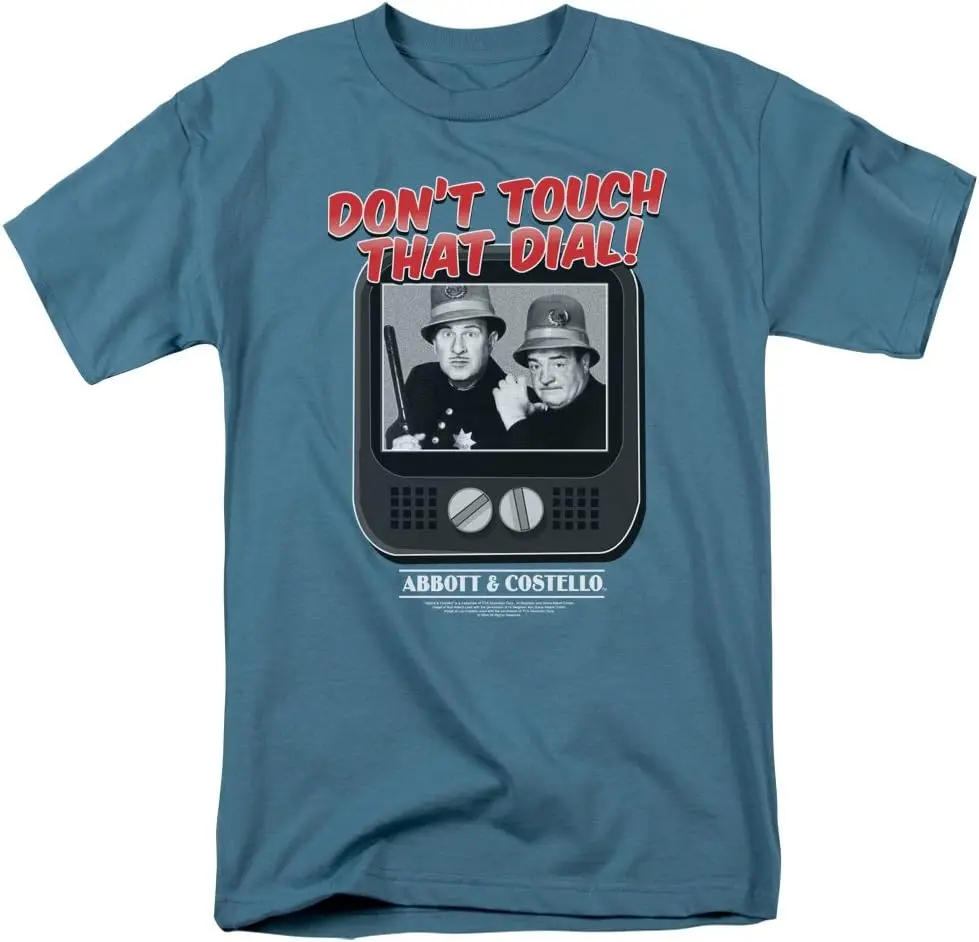 Abbott & Costello Dont Touch That Dial Adult T-Shirt