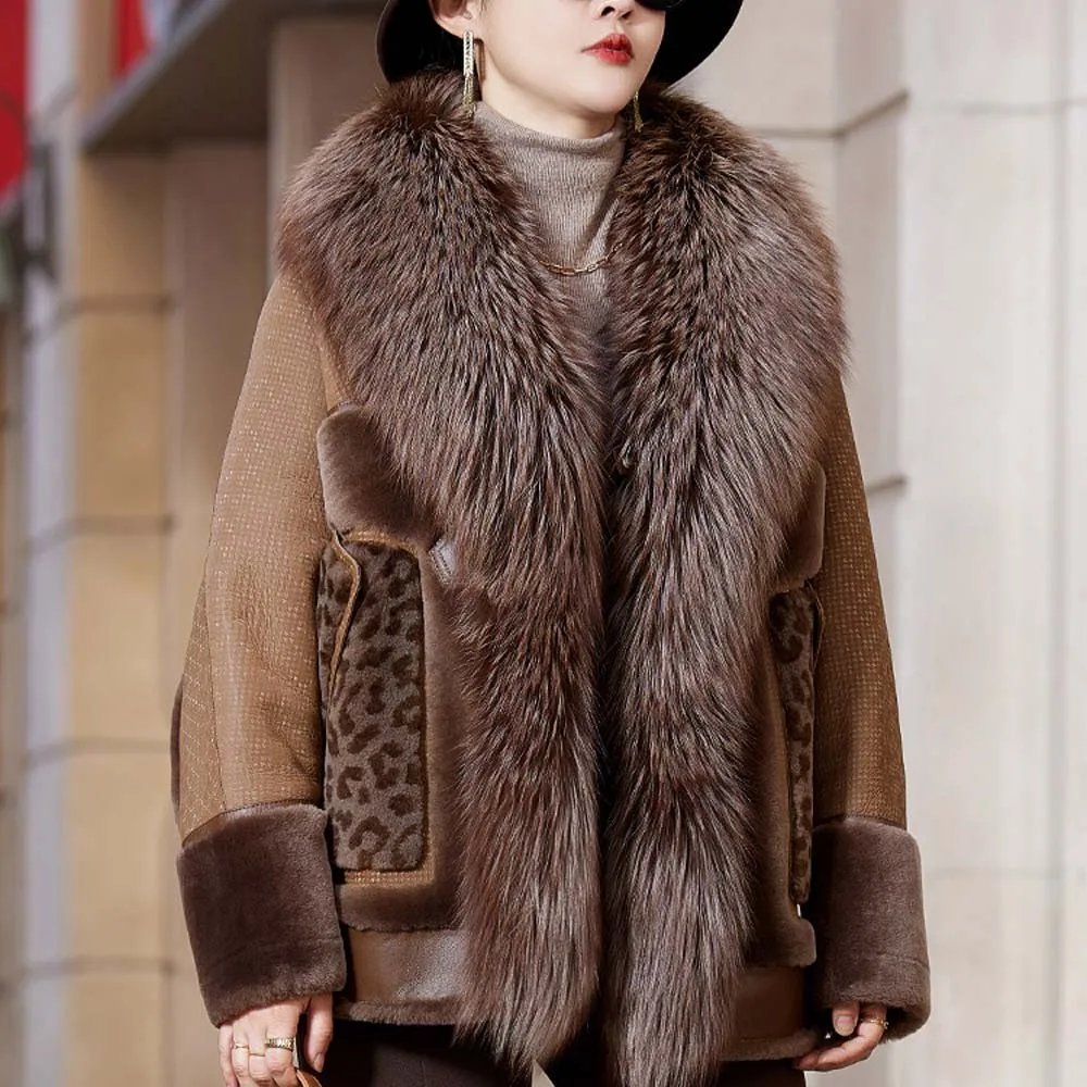 2025, hoge kwaliteit casual bontjas vrouw effen kleur losse jassen street fashion dames nieuwe warme jassen