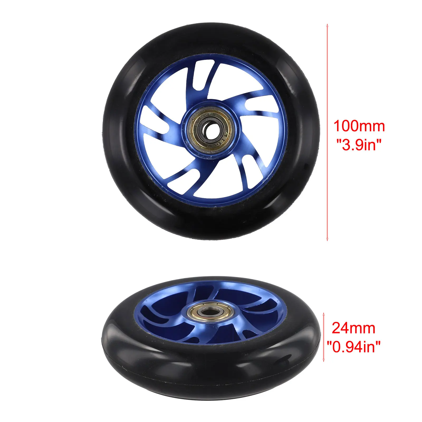 

Полиуретановые колеса, колеса для трюков, внутренний диаметр подшипника 8 мм, 0,31 дюйма, износостойкий материал шин, алюминий