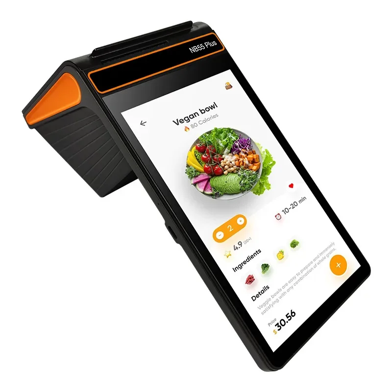 Nb80 Nb11 8 Inch Touch Food Ordering Machine 4G Android 12/13 Restaurant Pos Terminal With Take-Out Order Billing Printing