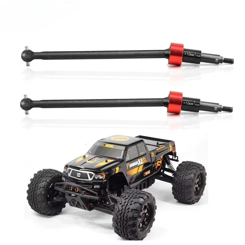 

2 шт. стальные металлические передние и задние приводные валы CVD 86246 для HPI Savage X Flux XL 1/8, запчасти для тюнинга радиоуправляемых моделей