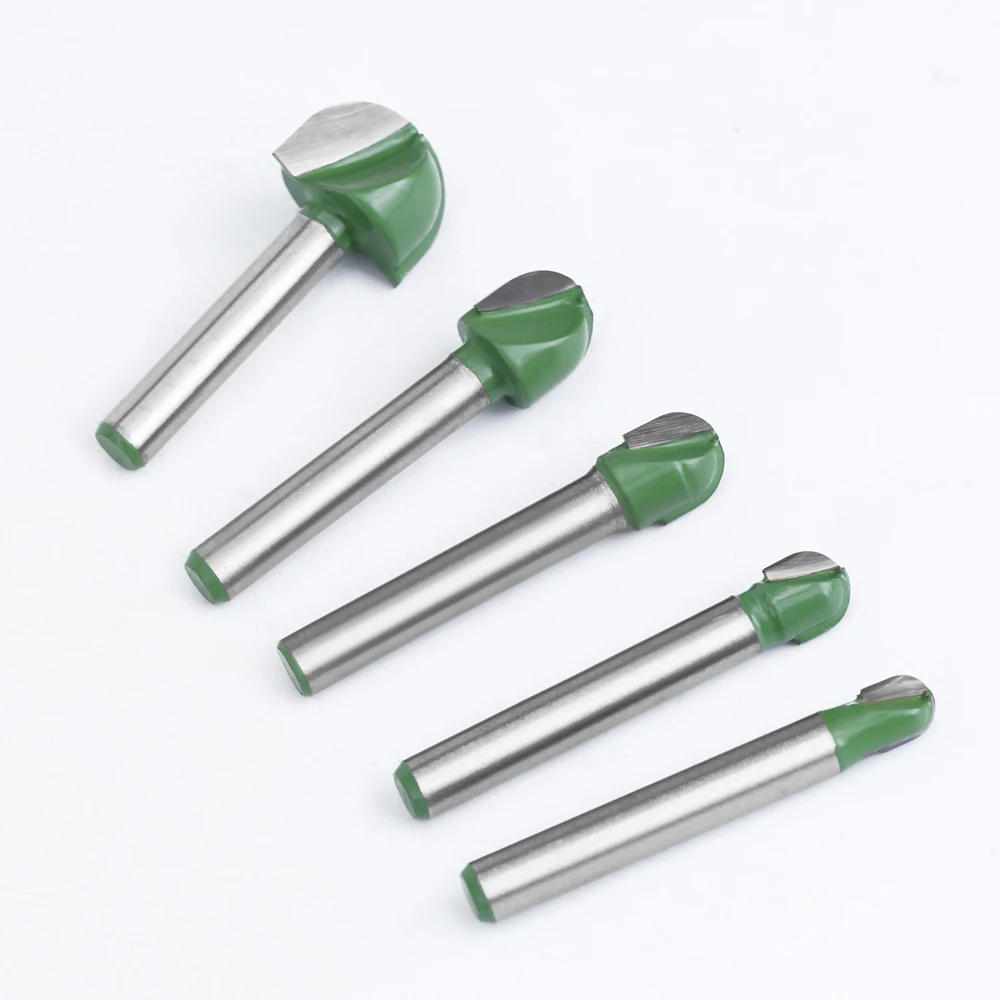 Imagem -05 - Lavie-cnc Milling Bit mm Shank Ball Nose End Mill Round Nose Cove Radius Core Box Carboneto Sólido Router Bit Tools Mc06001 1pc