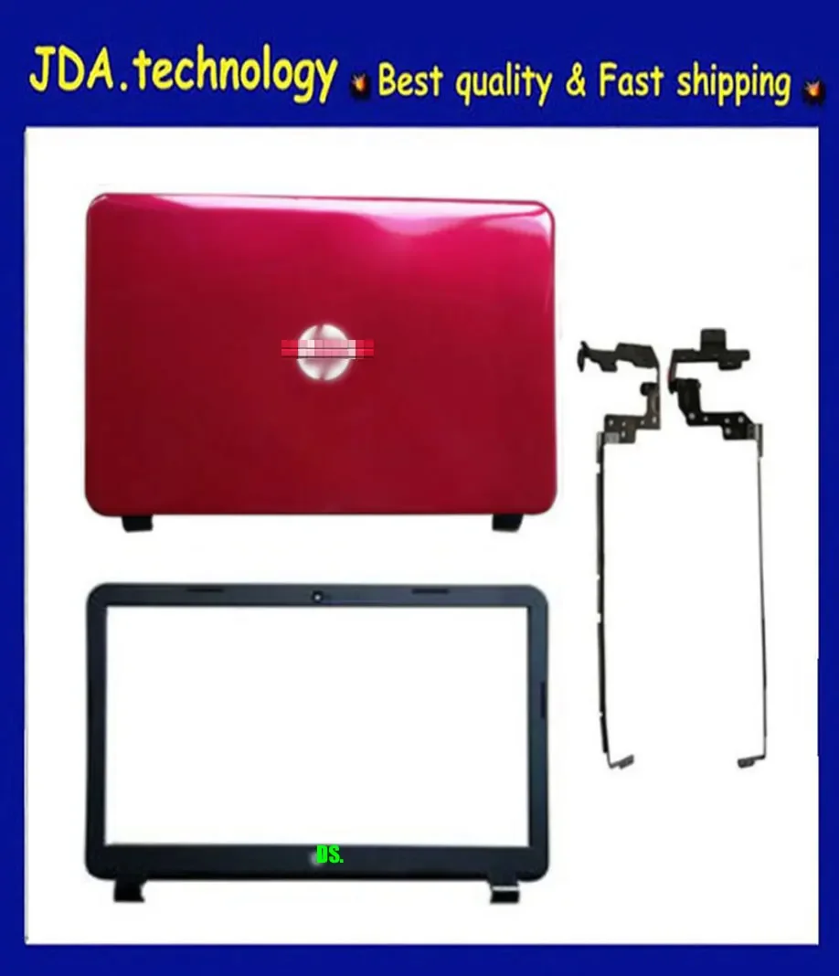 MEIARROW   New RED for HP 250 255 G3 15-G 15-R 15-H 15Z-G 760967-001 15-G001XX 15-G010DX Back cover& Front bezel & Hinges