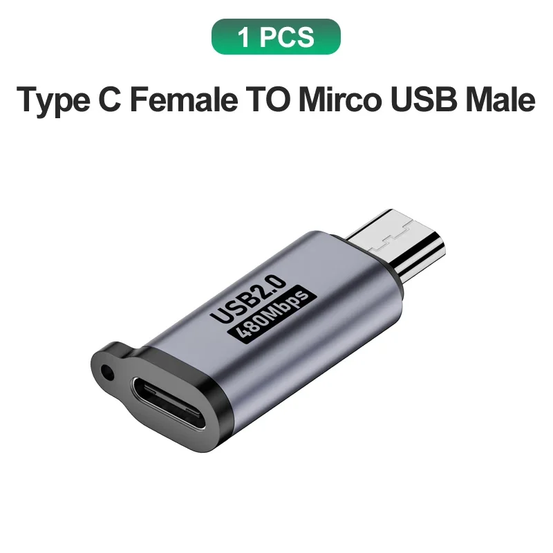 USB Typ-C Adapter Typ C zu Micro USB Stecker auf USB C Buchse Konverter für Xiaomi Samsung Ladegerät Datenkabel USBC USB C Adapter