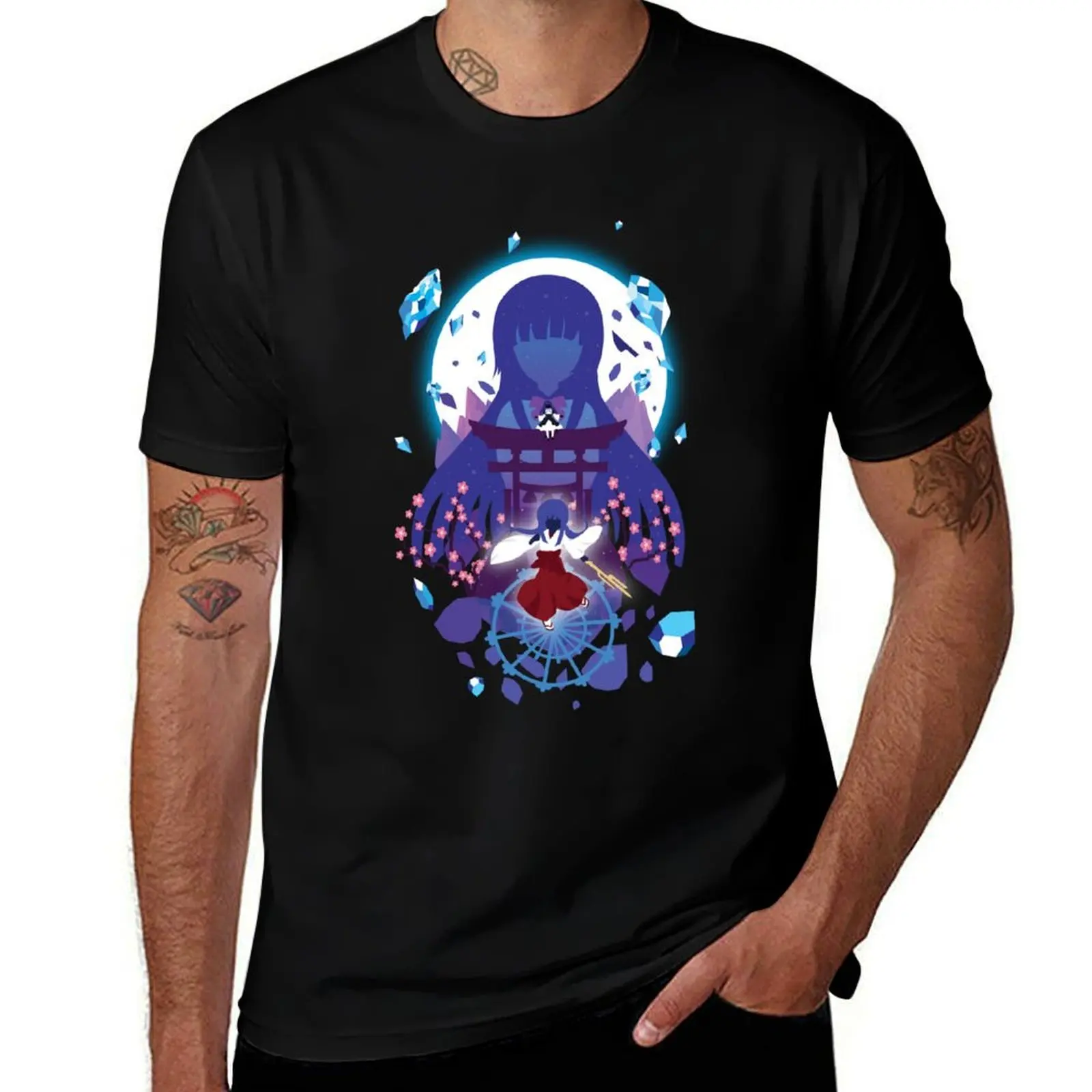 

Furude T-Shirt shirts Negative 100% for Space man cotton shirts t t shirts Rika printed t man cotton