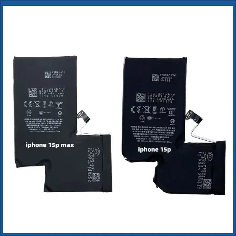 3290mAh 4441mAh Mobile Phone Replacement Battery for Apple IPhone 15 Pro（LLA) US Edition 15 Pro MAX（LLA) US Edition with