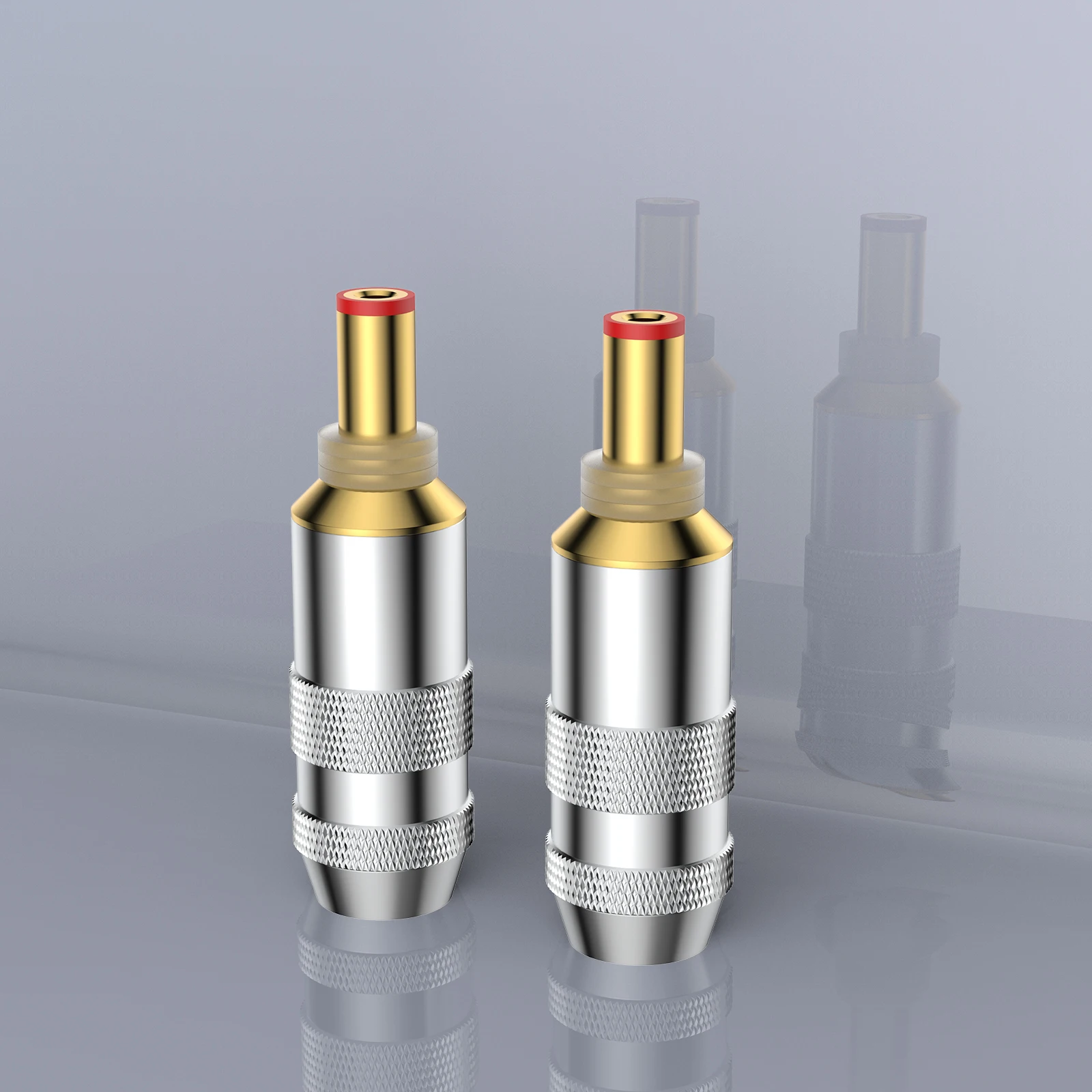 Nowe pozłacane 24-karatowym złotem złącze zasilania DC Audiocrast do audio Hi-End klasy HIFI, wtyk DC2.1 DC2.5 DC3.5x1.3mm