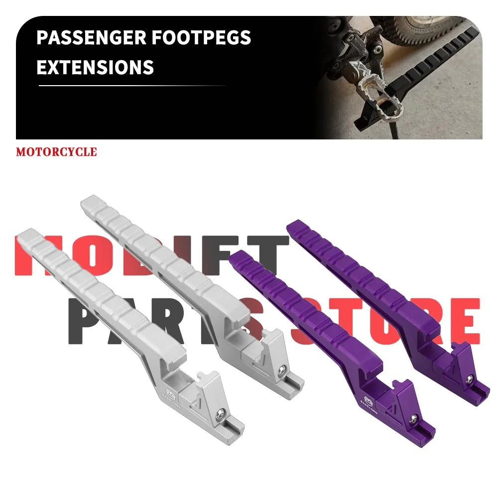 

Motorcycle Accessories For KOVE 450 Rally 450Rally 2022 2023 2024 Passenger Foot Peg Extensions Extended Footpegs Motocross Bike