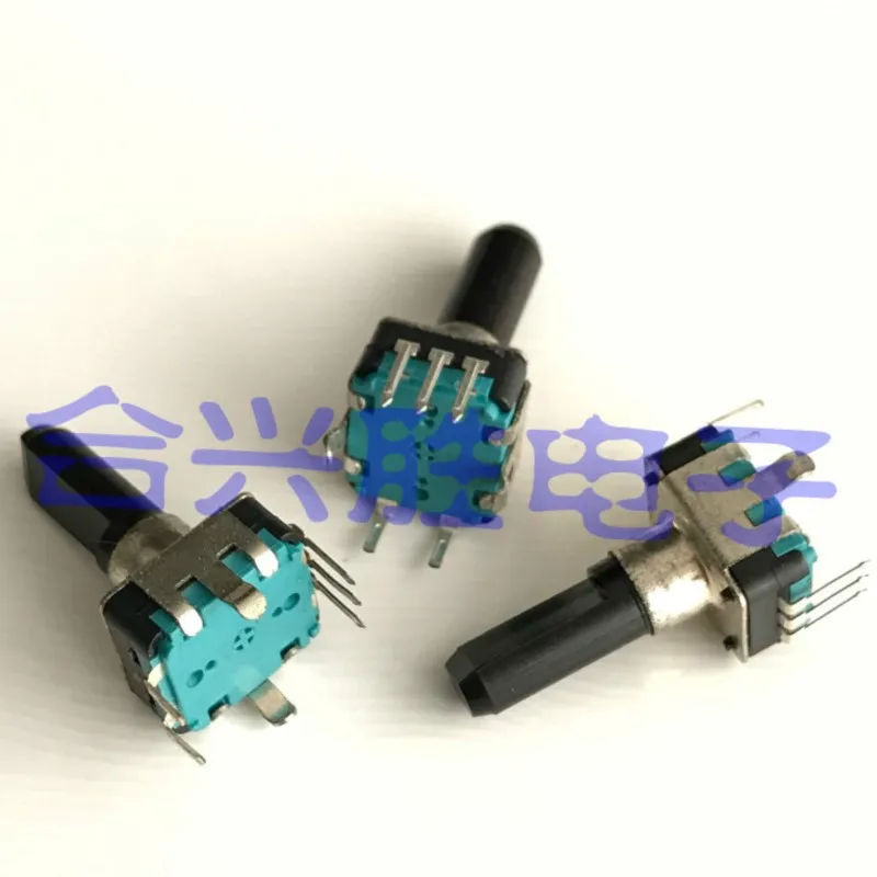 

1 шт. поворотный энкодер с переключателем, 24 позиционирования, импульсный автомобильный навигационный потенциометр громкости звука