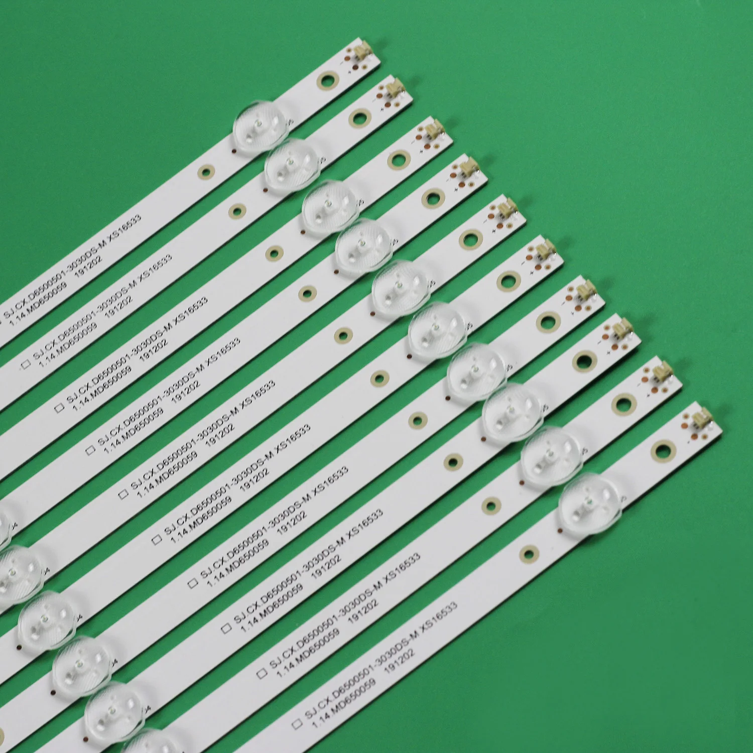 New 10PCS LED Backlight Strip for ONVO OV65350 CX650DLEDM LE-65N3 SJ.CX.D6500501-3030DS-M 1.14.MD650059