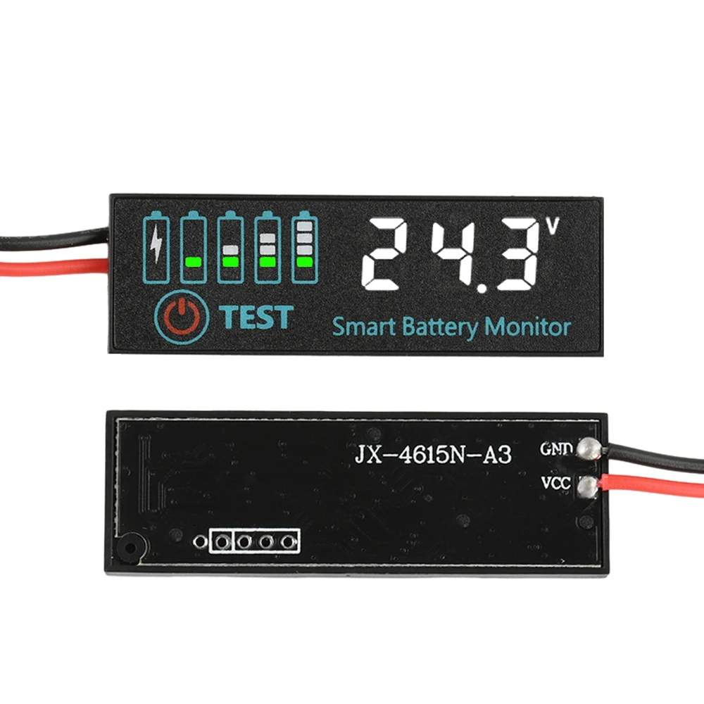 3S-14S DC7-55V Battery Level Indicator 12V 24V 36V 48V 18650 Lipo Lithium Battery Capacity Board Voltage Battery Charging Tester