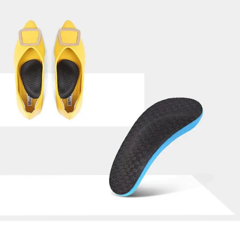 2 قطعة إيفا لينة قوس مسطح دعم نصف وسادة للرياضة تخفيف آلام القدم وتحسين الموقف لملابس رياضية حذاء إدراج الملحقات