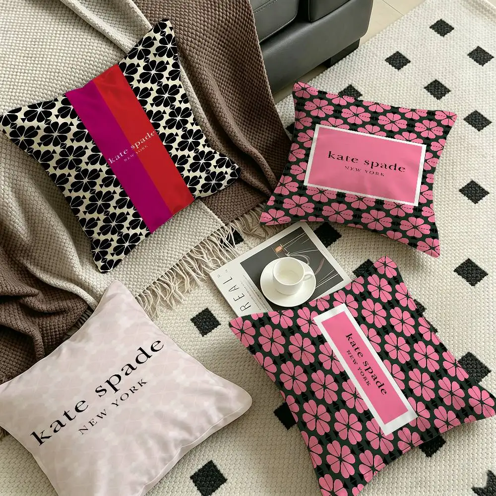 K-Kate-SpadeS Flower Cushion Cover Decorative Pillow Sofa Home Decor case pillow cases