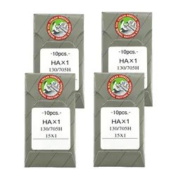 (40 PCS) Organ HAX1 (705H) Needles Fits JANOME SINGER BROTHER PFAFF VIKING Home Sewing Machine Size #10, #11, #12, #14, #16, #18