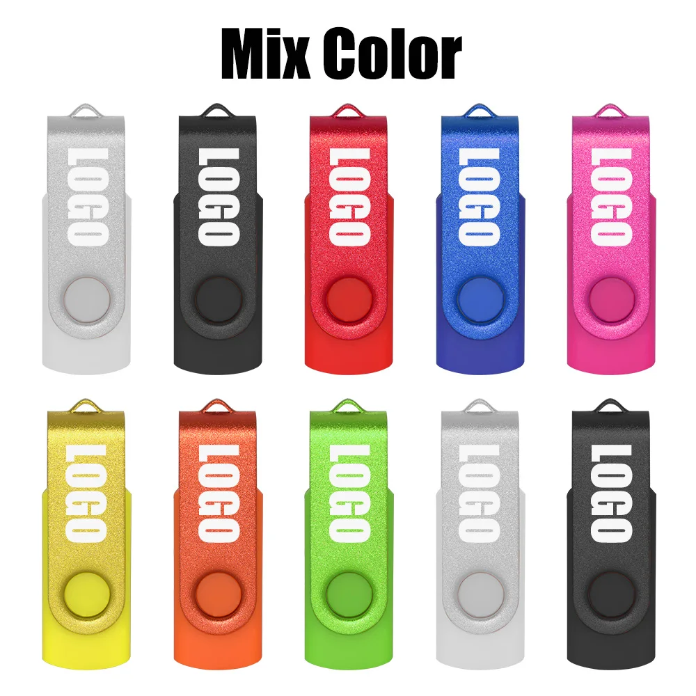 10/50/100 Stuks USB 2.0 Flash Drive Pendrive 1GB 2GB 4GB Pen Drive 8GB 16GB Geheugenstick 32GB USB Stick 64GB Flash 128MB Cadeau