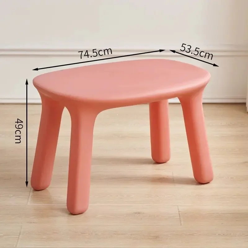 Scandinavian-Style Baby Learning Chair and Table Set – Ergonomic PE Plastic Study Stool for Toddlers, Indoor & Outdoor Use view 6