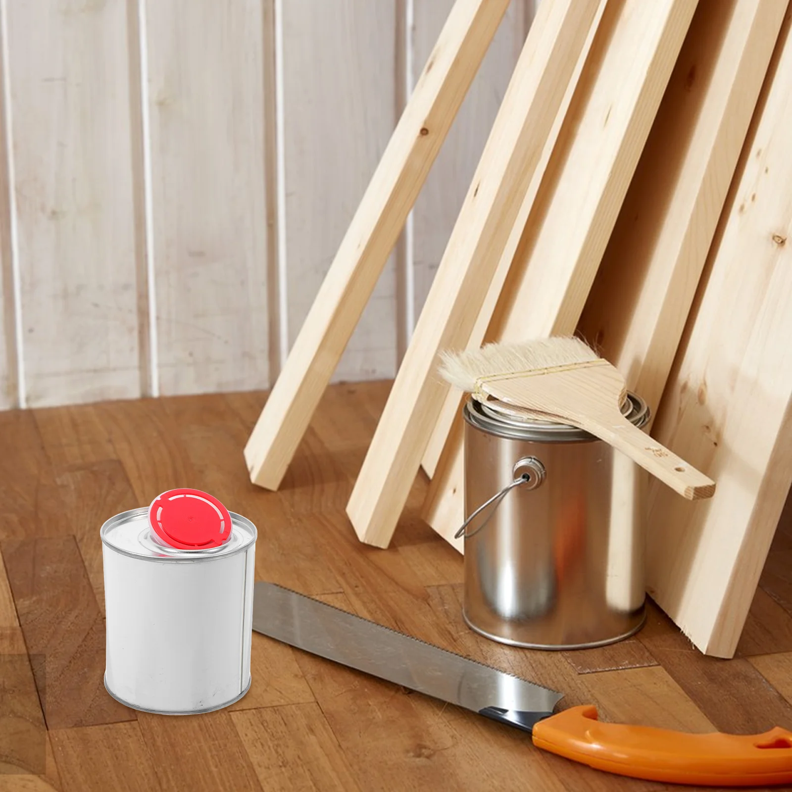 Durable Iron Latex Paint Bucket Small Metal Containers Paint Buckets Sand Pails Storage Cans Tin Buckets Mini Paint Bucket With