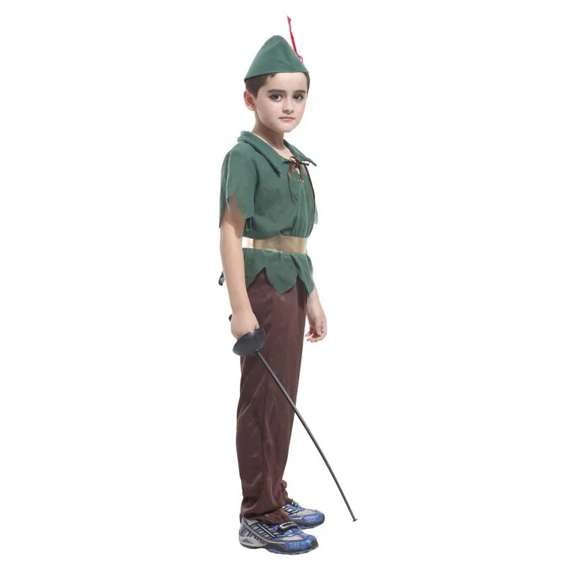 Disfraz de Robin Hood para niño y niña, vestido de fiesta de carnaval, Halloween, CMGD-007