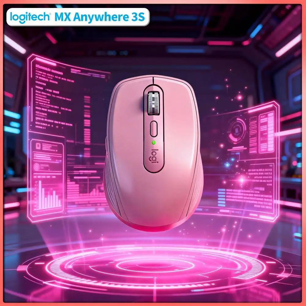 Durable MX Anywhere 3S - 8K DPI Darkfield, 70-Day Battery, Silent Click, Ideal for Pet Store Office & Stock Prep