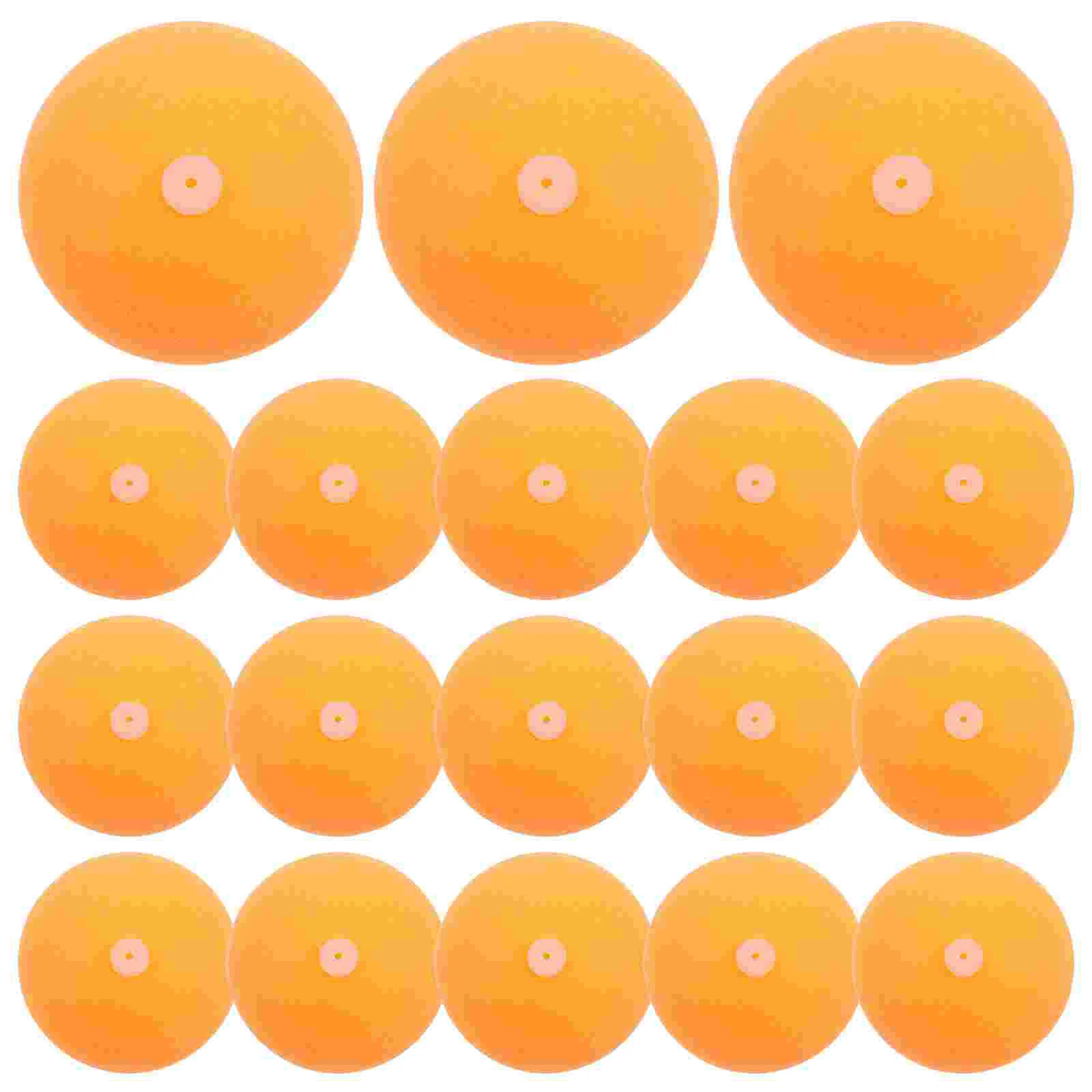 

50 Pcs Table Tennis Balls for Training Equipment Home Trainer Pong with Punch Holes Punched Field Silicone Plug Pp