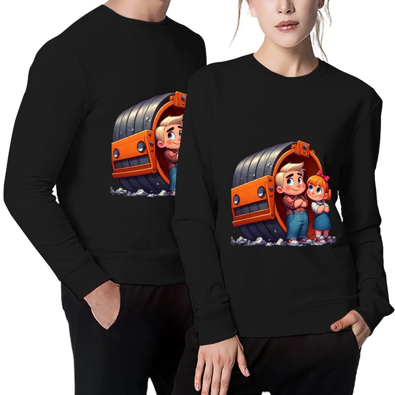 

Romantic Pullover male clothes fashion men autumn autumn new products graphic sweatshirts